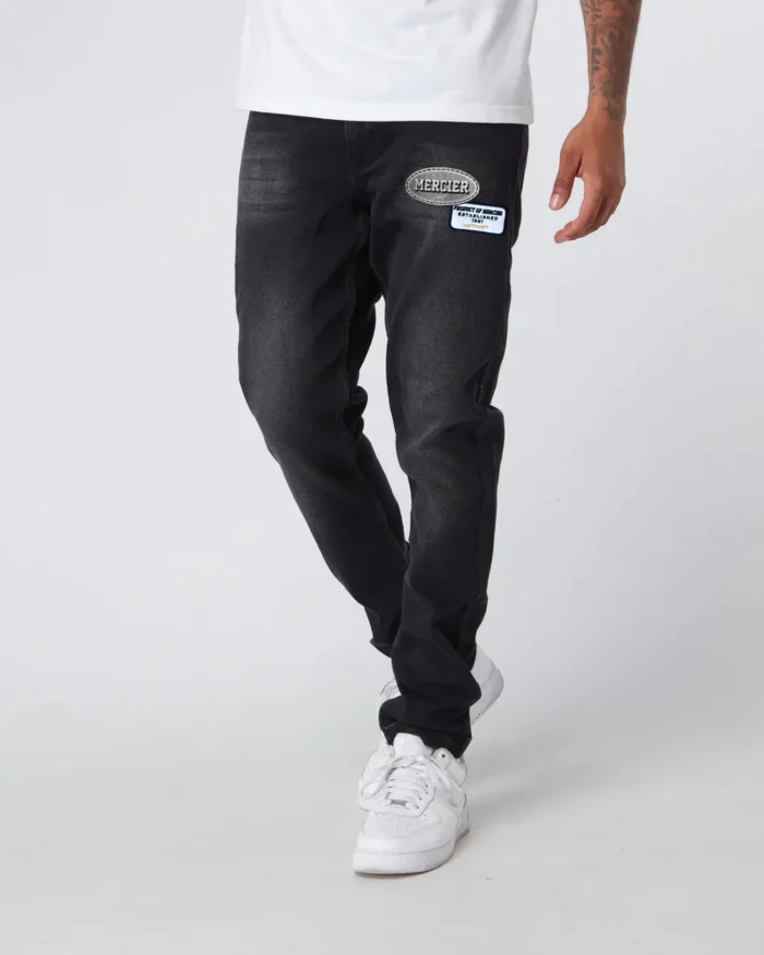 Charcoal stonewash OG Badge Jeans