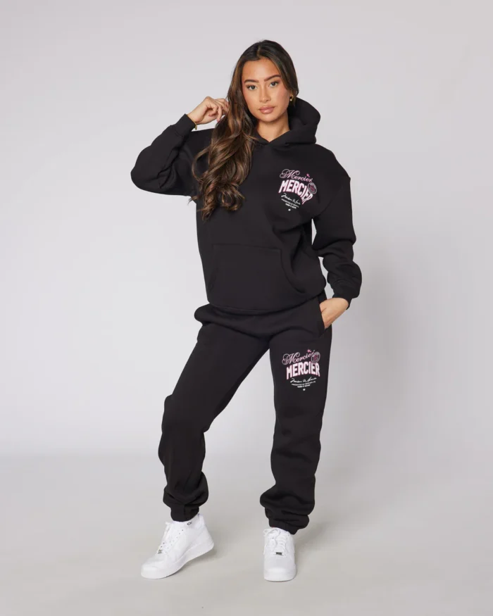 Womens Black Pink Guerrilla Joggers