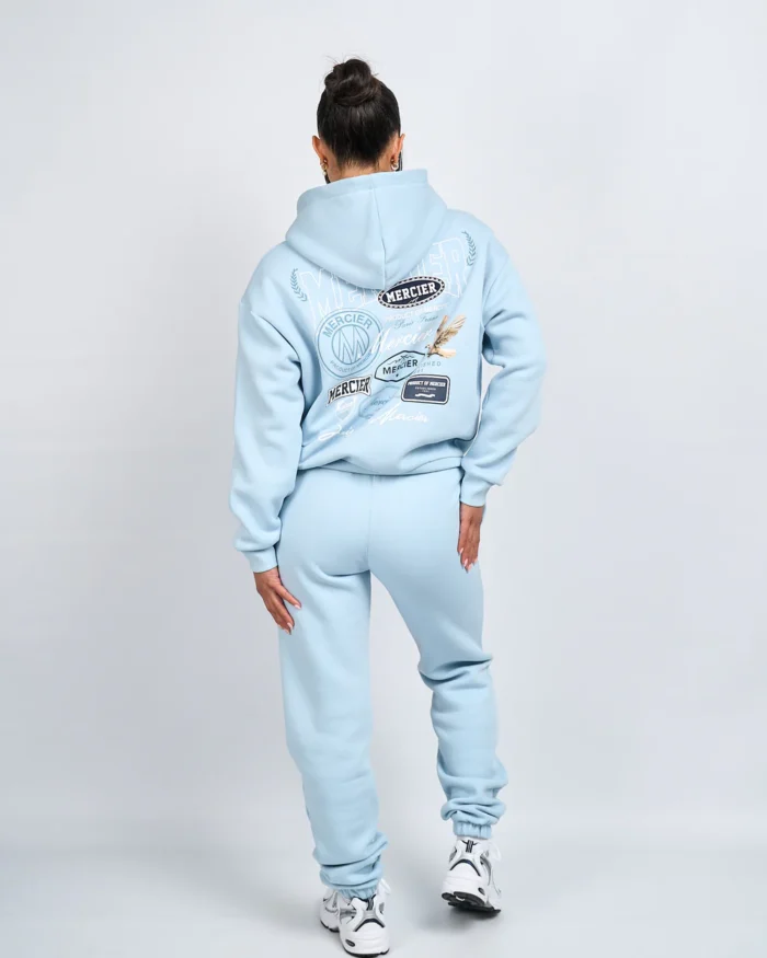 Womens Ice Blue Petrol Multi Joggers
