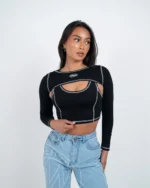 Maison Two Piece Black Top