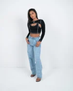 Two Piece Maison Black Top